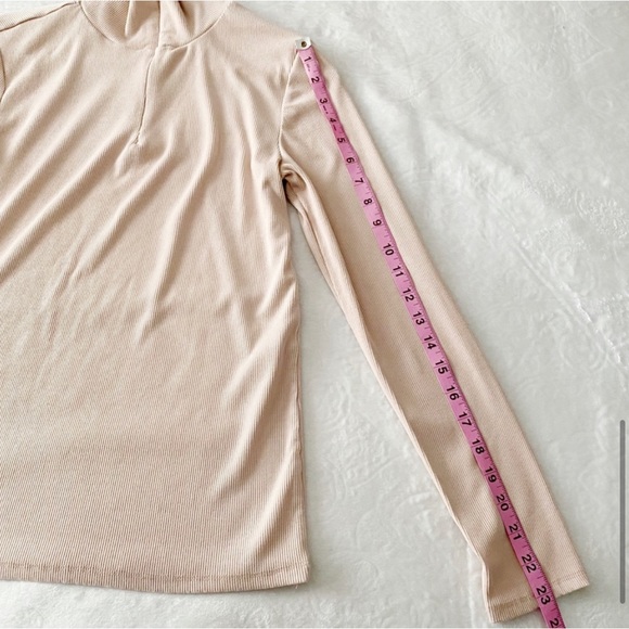 Tahari Pink Ribbed Pullover - Picture 6 of 9